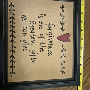 Primative Stitched Wall Hanging